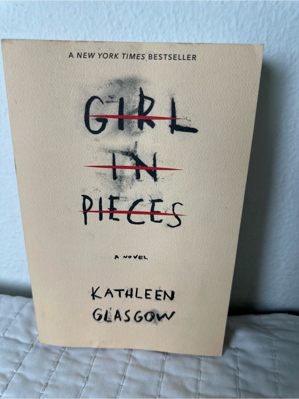 Girl in Pieces a Novel By Kathleen Glasgow  Softcover Book Reading